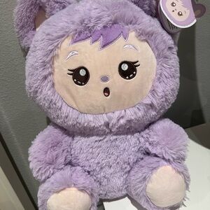 Labubu Purple Plush Toy for Kids
